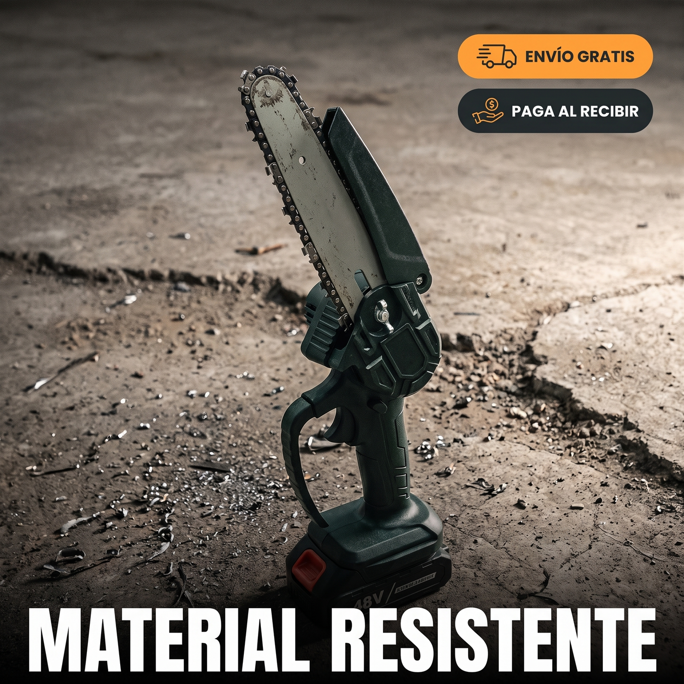 Mini Motosierra Eléctrica Norvek Recargable Inalámbrica